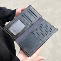 Fashion Men Wallets Long Pu Leather Vintage Thin Zipper Purs