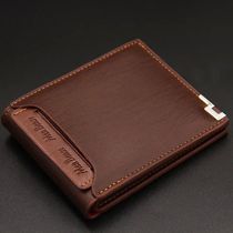 New Mens Wallet Short Multi-function Fashion Casual Draw Ca