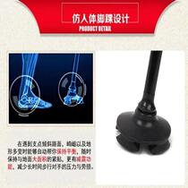 New multi-purpose smart folding crutches with lights retractable non-slip aluminum alloy four-corner crutches for the elderly
