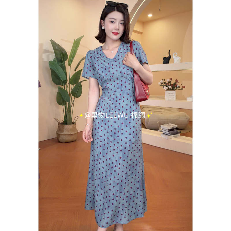 【Waist-Cinching Style】2026 Summer Fashion Cotton Floral Casual Slim-Fit Stylish Dress 【Waist-Cinching Style】2026 Summer Fashion Cotton Floral Casual Slim-Fit Stylish Dress