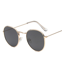 3447 ndy round Rim Sunglasses Colorful Reflective Sunglasses