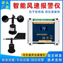 Anemometer tower crane wind speed and direction sensor alarm belt display weather monitoring external LED display