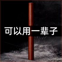 Rolling pin household food grade red sandalwood rolling pin solid wood household large extended straight noodle stick noodle stick for baking
