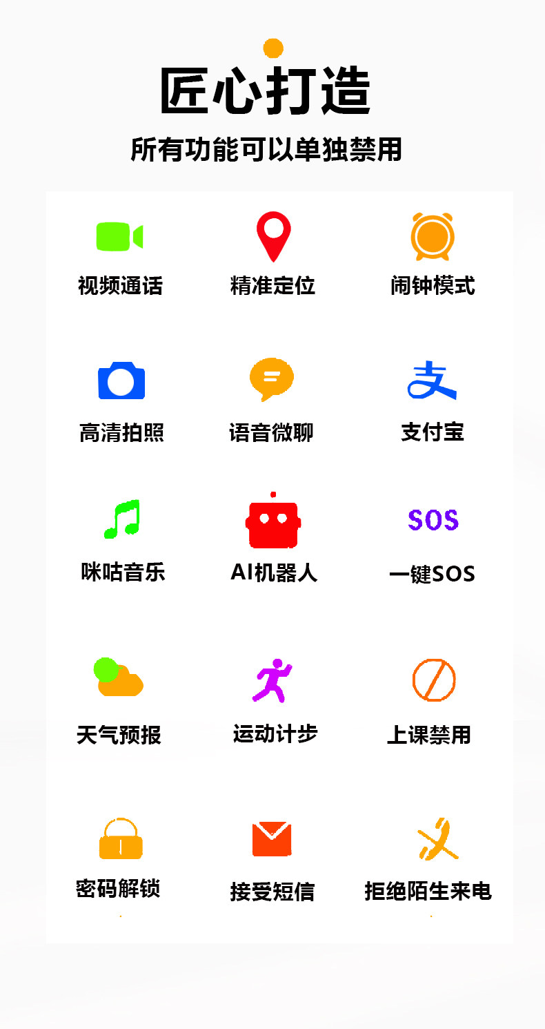 All-network compatible smartwatch for teenagers and students, specifically designed for junior and senior high school students, with long battery life and SIM card insertion for 5G video chat undefined