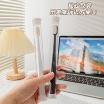 New soft bristle toothbrush portable travel size home adult couple family size small head 10000 hair nano ultra-fine soft