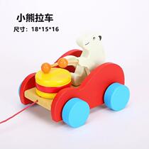 New type of childrens towing tractor for toddlers 1-2 years old boys and girls playing drums and pulling ropes