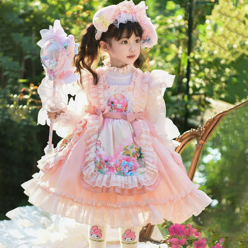 Small princess costume, winter skirt, evening dress, Lolita style, Birthday gift