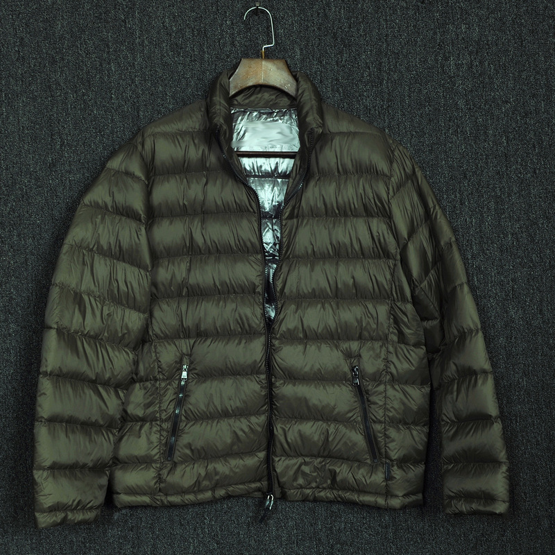 Exported to Europe and America, Men's Lightweight down Jacket for Autumn and Winter, Warm Men's Outerwear, Stand Collar, Lightweight, Versatile and Trendy Exported to Europe and America, Men's Lightweight down Jacket for Autumn and Winter, Warm Men's Outerwear, Stand Collar, Lightweight, Versatile and Trendy