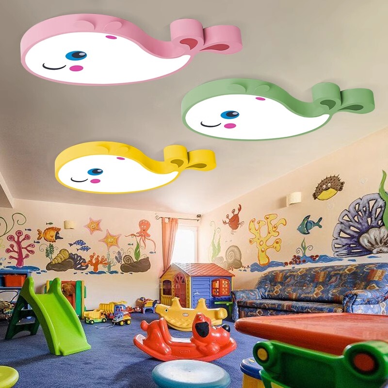 Simple Kindergarten Chandelier Cartoon Little Whale Bubble Fish Children's Playground Light Early Education Center Corridor Decorative Lighting Fixtures Simple Kindergarten Chandelier Cartoon Little Whale Bubble Fish Children's Playground Light Early Education Center Corridor Decorative Lighting Fixtures