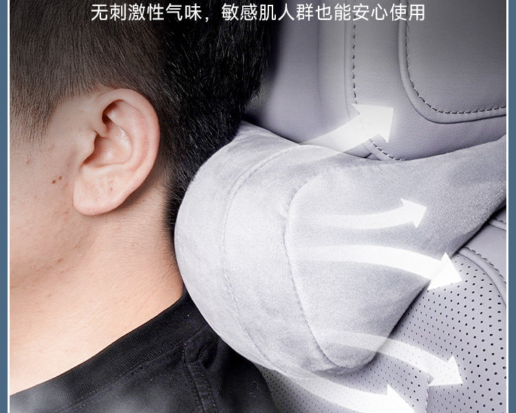 Suitable for Xpeng M03 Neck Pillow, Memory Foam Lumbar Pillow, Same Model as in the Mall, Xpeng M03 Dedicated Headrest and Lumbar Pillow for All Seasons
