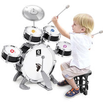Playboy Baby (QIAOWABAOBEI) Rack Daughter Drum Children Beginner Puzzle Toy Musical Instrument Jazz Drum 1 -