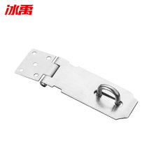 Bingyu stainless steel door buckle lock hanging buckle anti-theft lock door and window accessories 201 material silver 3 inches 1 piece (minimum order quantity 2