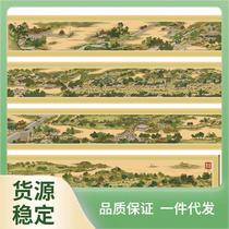 Spot FII4 Qingming River Scene Cross Stitch Panoramic Full Embroidery 22 Meter Large Living Room Ancient Famous Paintings handed down from World to World 2022