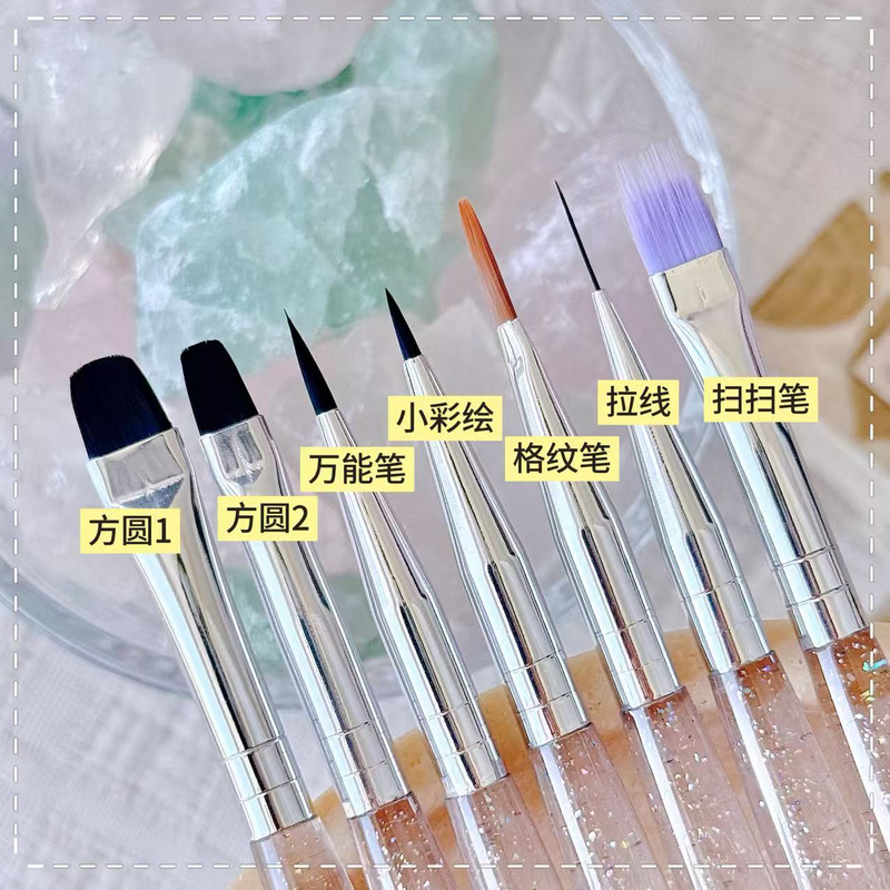Nana Kara's "Hoshino" Series Second-Generation Nail Art Pen, Plaid Pattern, Versatile, Small Painting, Line Drawing