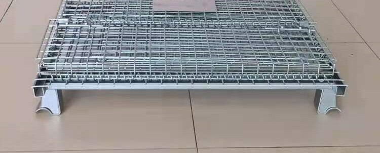 Хранение клетке 折叠储物笼储物笼铁架周转笼铁篮笼仓库笼钢丝笼蝴蝶笼金属铁笼