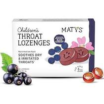 Matys Kids Throat Lozenges for Ages 6 Years Old Tasty