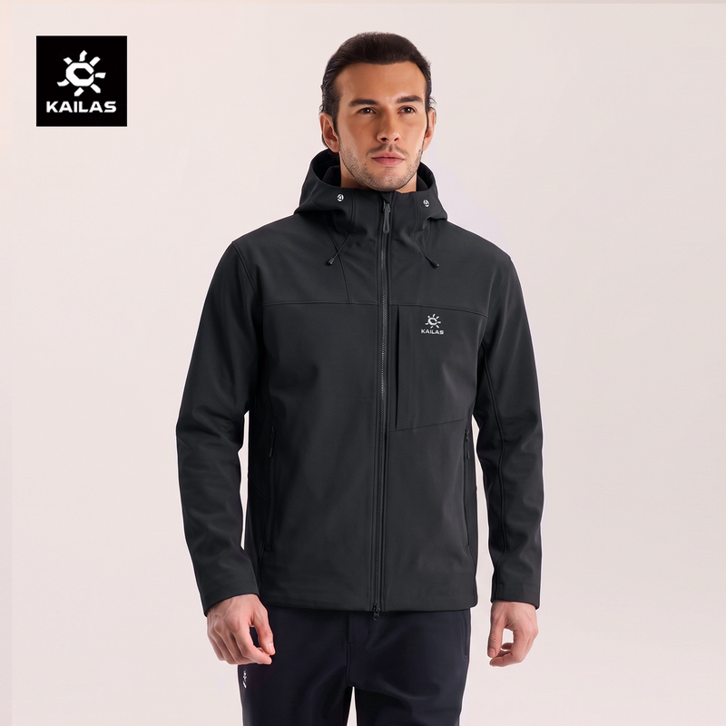 Kailas M8 Ic Hooded Men's Softshell Jacket with Thin Fleece, Windproof and Splash-Proof, Outdoor Hiking Sports Jacket Kailas M8 Ic Hooded Men's Softshell Jacket with Thin Fleece, Windproof and Splash-Proof, Outdoor Hiking Sports Jacket