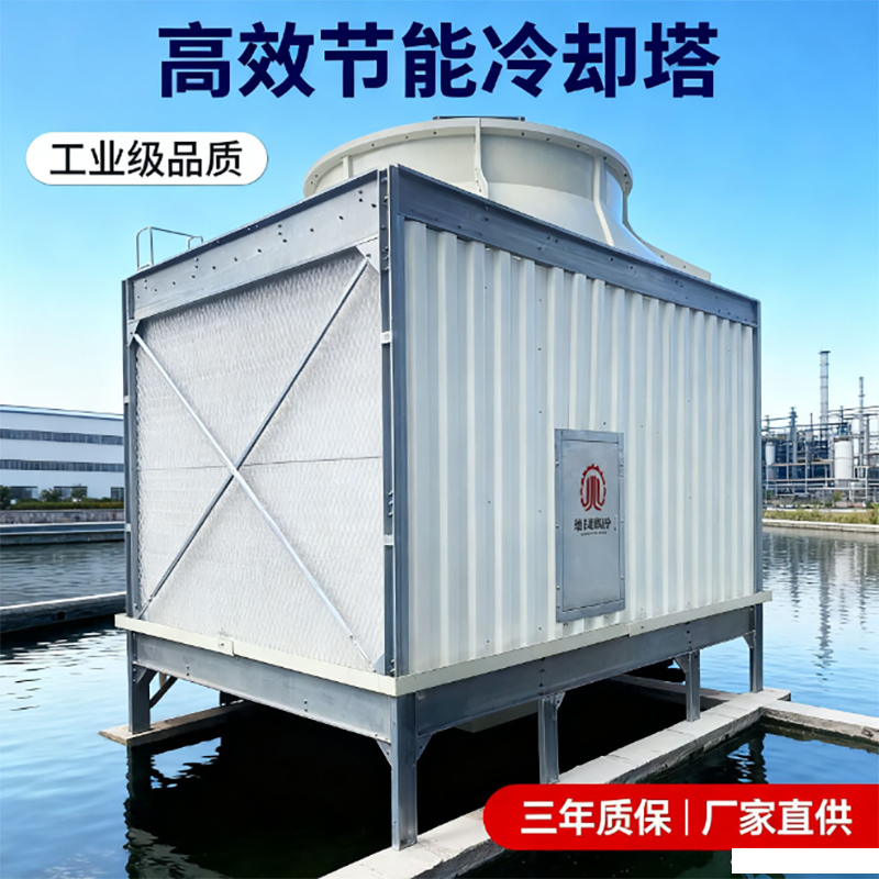 Cooling Tower 300 Tons 650 Tons Cross-Flow Square Water Cooling Tower Industrial Low-Noise Air Conditioning Unit Cooling Water Tower