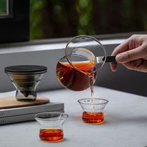 Glass teapot elegant cup tea and water separation exquisite tea set for one person magnetic suction tea high-end lazy teapot