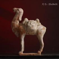 New camel ornaments Silk Road antique camel pottery Chinese home retro ornaments art antique collection