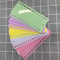 (Artifact) (30 holes) (30 photos) Cross-stitch threading board embroidery special color plastic threading board