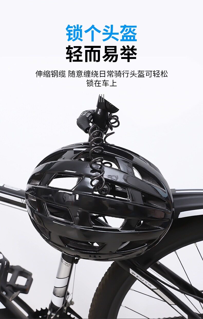 Anti-Theft Fixed Electric Vehicle Helmet Lock