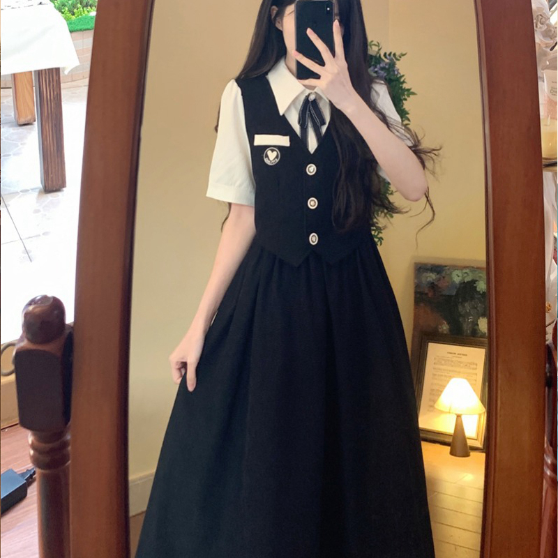 18-Year-Old Coming-Of-Age Ceremony Girl's Dress, High School Girl's Dress, Junior High School Student's Piano Performance Recital Speech Costume