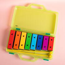 Professional large eight-tone brick 8-tone aluminum plate piano for children to knock on the piano Orff percussion instrument music teaching aids