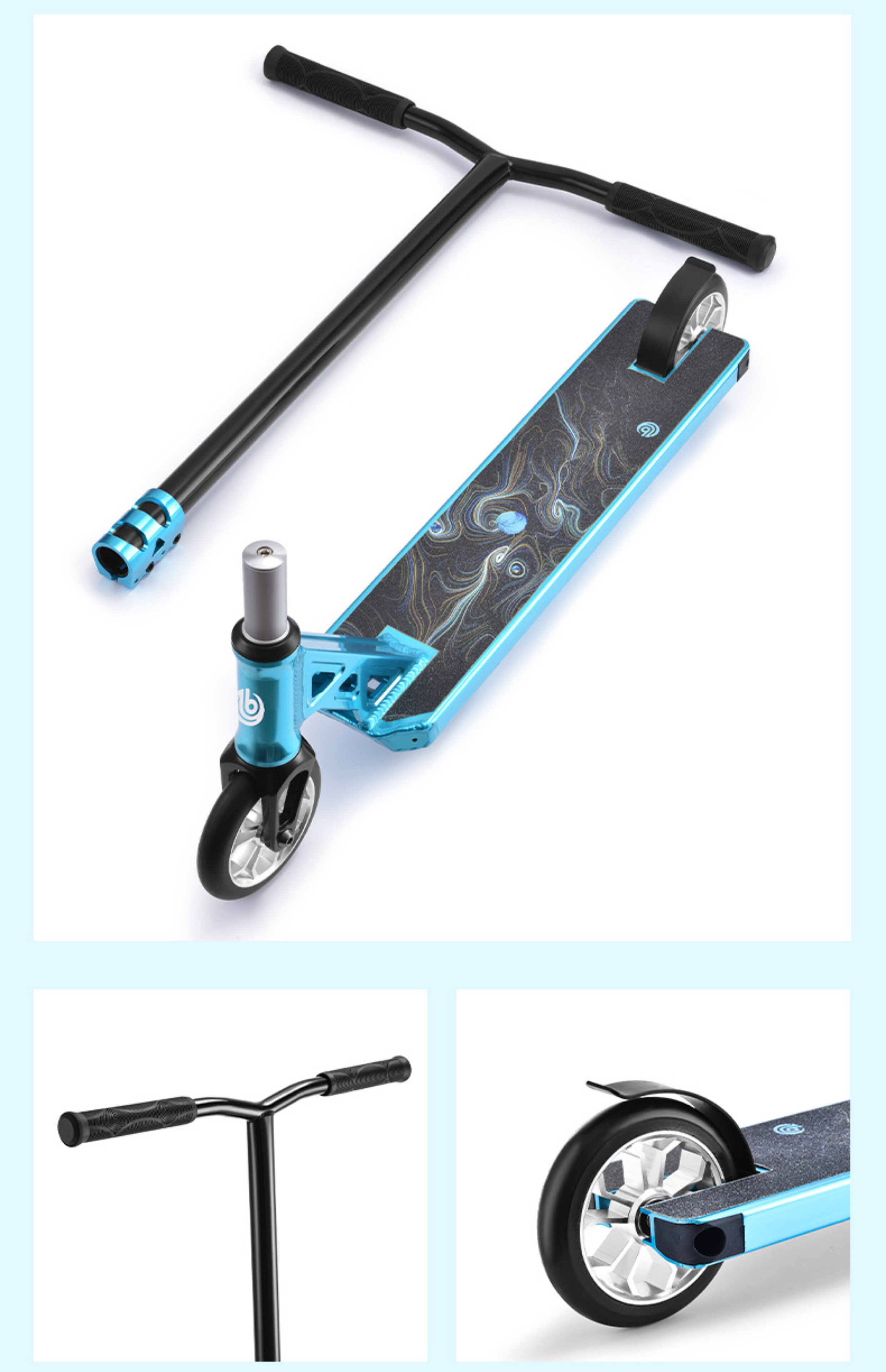 Самокат 滑板车成人专业极限特技花式城市校园代步两轮刷街轻巧便利可旋转