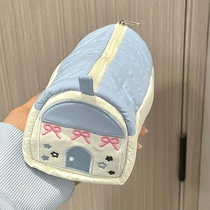 Small house pencil case design niche large capacity high appearance ins style multifunctional girls 2024 pencil case