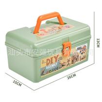 Play house childrens puzzle puzzle assembly repair tool box electric summer repair tool box toy brain use