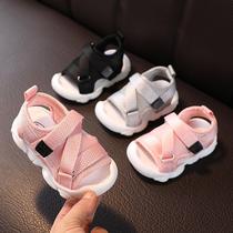 Summer Toddler Sandals Baby Girl Shoes Solid Color Net Cloth