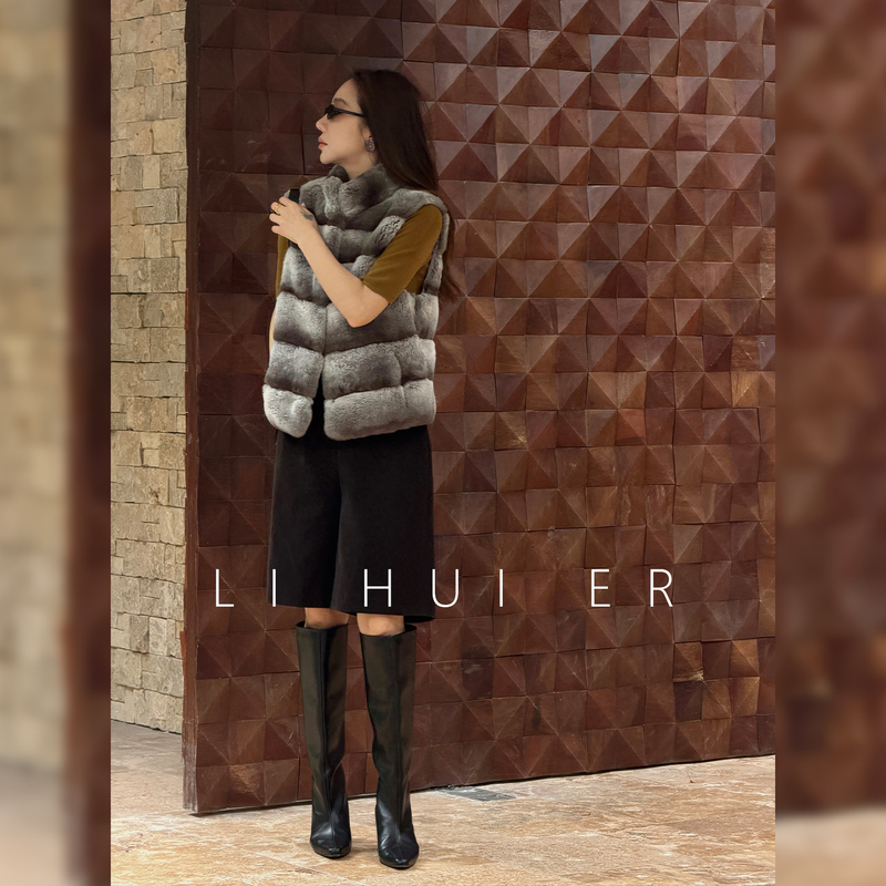 Lihuier [Wuyu] Old Money Style Commuting Pu Leather Dark Brown Casual Straight Shorts Five-Point Shorts