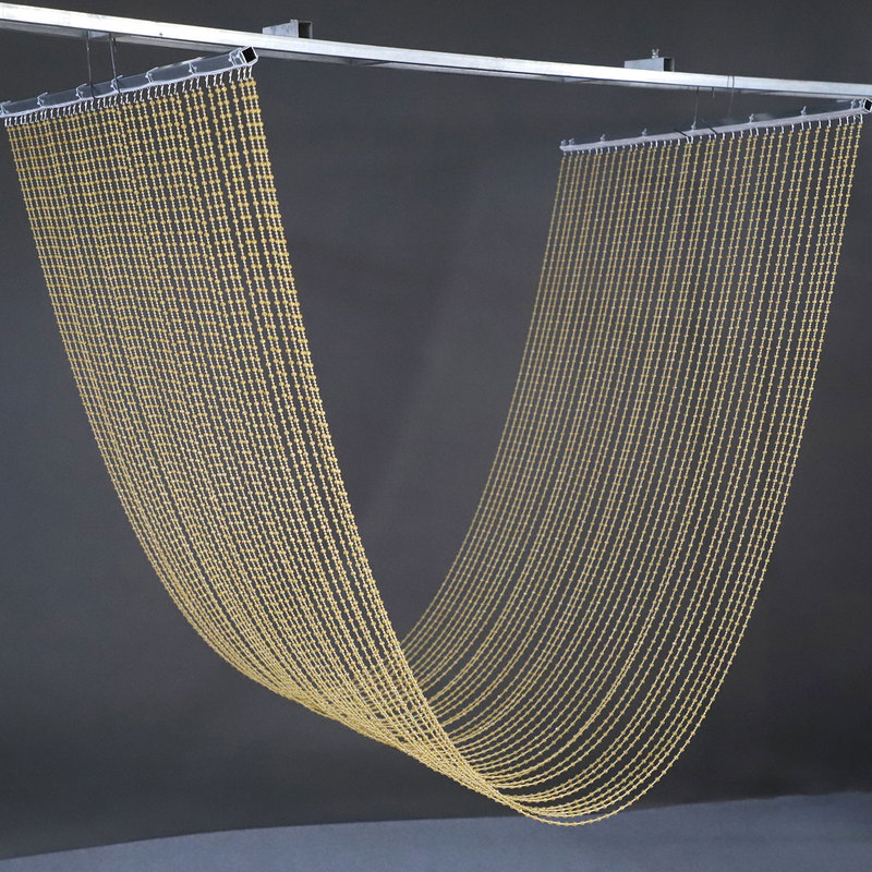 Korean-Style Wedding Acrylic Crystal Bead Curtain Light Gold Wave Ceiling Decoration Old Money Style Black and Gold Wedding Venue Decoration Korean-Style Wedding Acrylic Crystal Bead Curtain Light Gold Wave Ceiling Decoration Old Money Style Black and Gold Wedding Venue Decoration