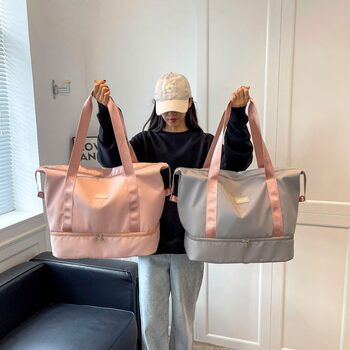 Large-capacity travel bag for women, portable, trolley ready for childbirth