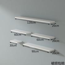 Wall shelf Kitchen Wardrobe inside Stratified Wooden Board Living Room Wall Trim White Lined Partition Shelf