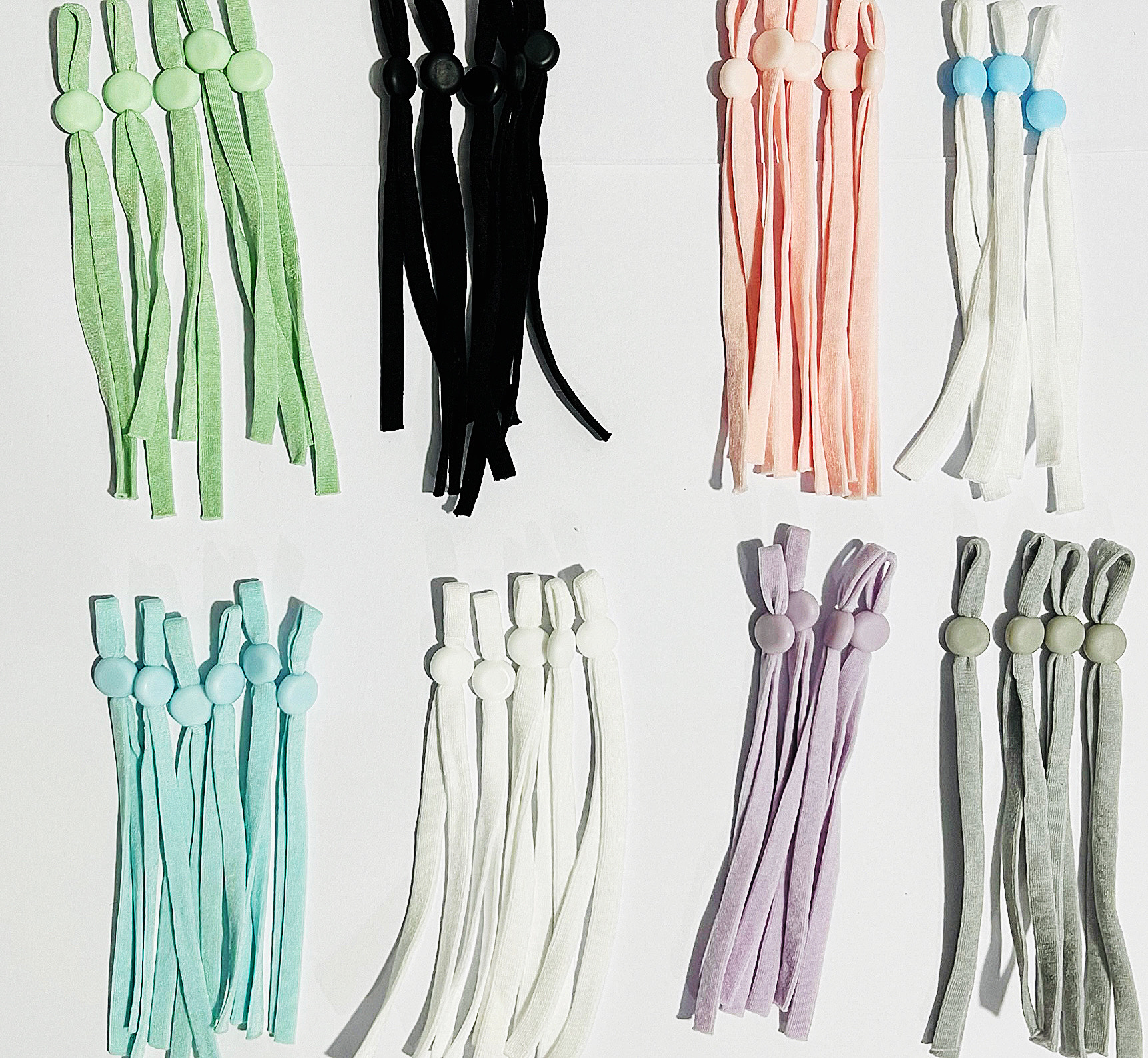 マスク調節可能な耳ストラップ弾性バンド耳ストラップバックルベルト調節可能な耳ストラップロープシリコンバックル固定ロープバックル