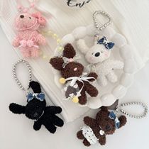 ins super hot fashion personality wild plush bear chain mess