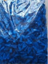 Colour crystal head jacket blue 5 type of network wire crystal head jacket 1000 packets