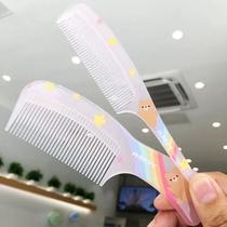 2 pack cute baby cartoon animal plastic comb student flat comb picking comb childrens hair tie small mini