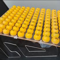Lottery ball rack Lottery machine ball box Acrylic display ball rack Tendering transparent table tennis ball rack