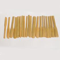 Tools used to make traditional wontons wontons and dumplings stuffing shovel scoop stir stick special bamboo slices and skins