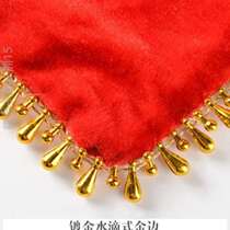 Red octagonal flower grade-examination professional duo-to-adult dance dance towel special handkerchief from Northeast China