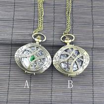 New Doctor Strange Pocket Watch Necklace Stephen Strange Metal Pocket Watch Necklace Pendant