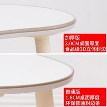 Childrens table baby toy table early education kindergarten student table household small desk writing study table simple table