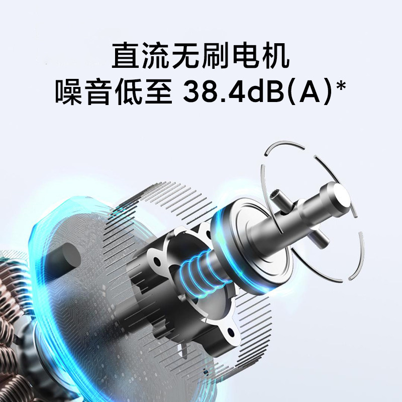 Mijia Dc Inverter Two-Season Fan, Dual-Use for Winter and Summer, Energy-Saving, Household Use, Silent Operation, Smart Floor Fan