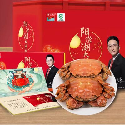 大闸蟹蟹卡8只2.5两3.5两