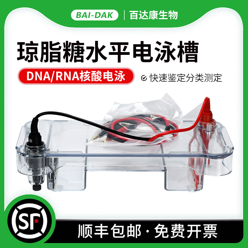 百达康 核酸水平电泳仪 电泳槽 琼脂糖水平电泳仪 DNA核酸电泳槽 DYCZ-SUB2