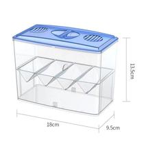 Small fish tank isolation box ornamental fish breeding box guppy spawning room hatching box two-in-one isolation betta fish tank