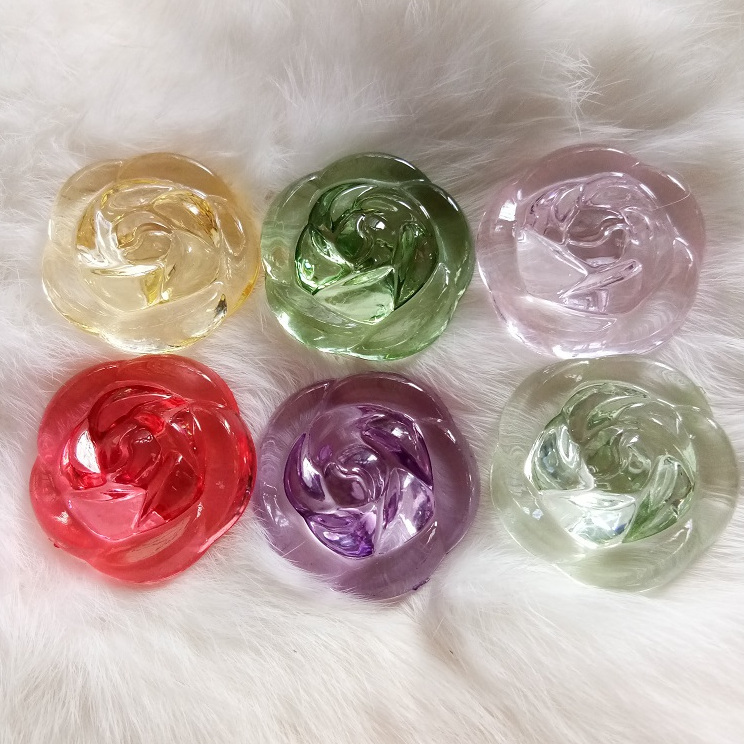 High-End Colorful Crystal Three-Dimensional Rose Flower Buttons for Coats, Trench Coats, Cashmere Coats, and Woolen Coats High-End Colorful Crystal Three-Dimensional Rose Flower Buttons for Coats, Trench Coats, Cashmere Coats, and Woolen Coats